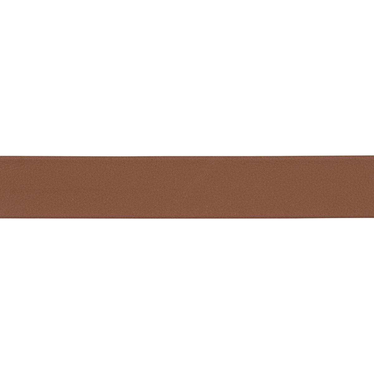 Schumacher Brown Frazer Medium Leather Trim