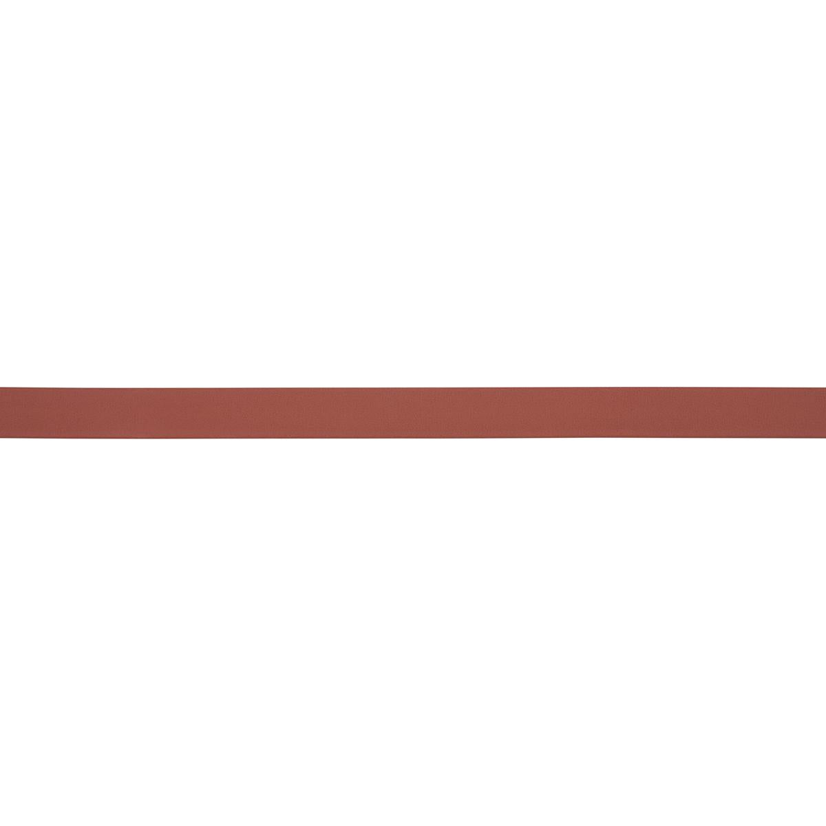 Schumacher Rust Frazer Medium Leather Trim