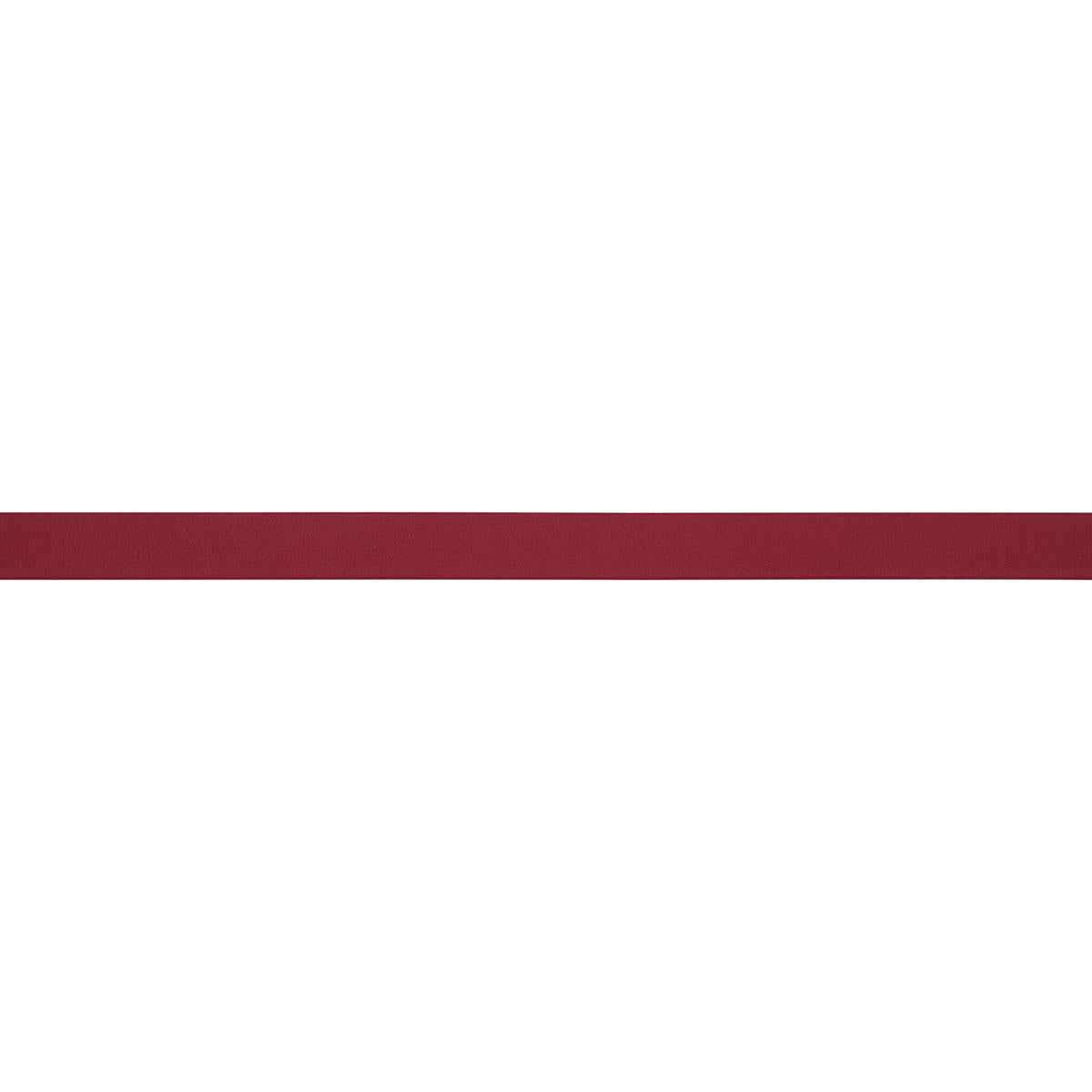 Schumacher Red Frazer Medium Leather Trim