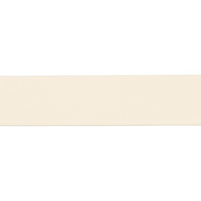 Schumacher Ivory Frazer Wide Leather Trim