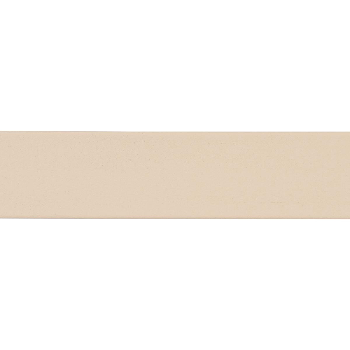 Schumacher Beige Frazer Wide Leather Trim
