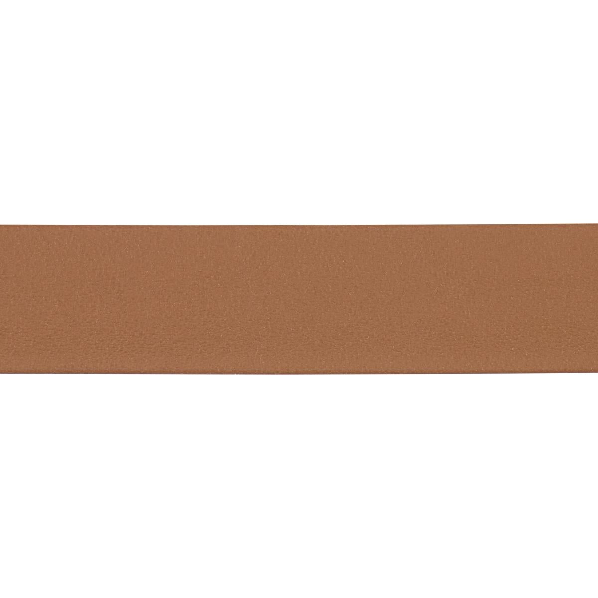 Schumacher Brown Frazer Wide Leather Trim