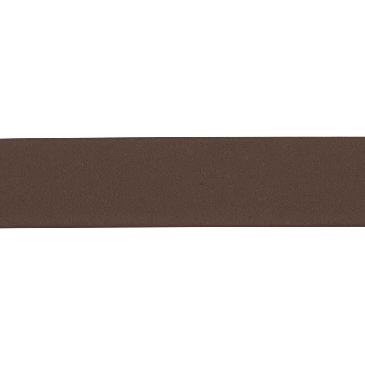 Schumacher Dark Brown Frazer Wide Leather Trim