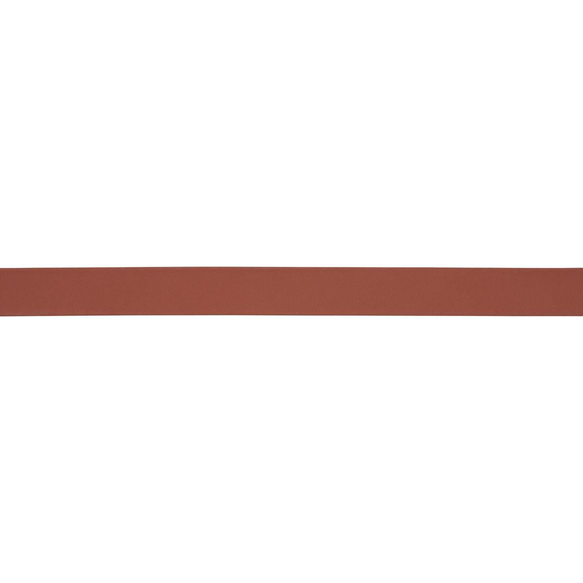 Schumacher Rust Frazer Wide Leather Trim
