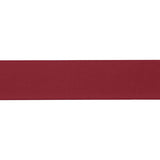 Schumacher Red Frazer Wide Leather Trim