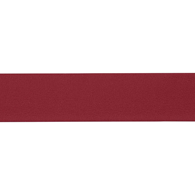 Schumacher Red Frazer Wide Leather Trim