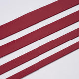Schumacher Red Frazer Wide Leather Trim