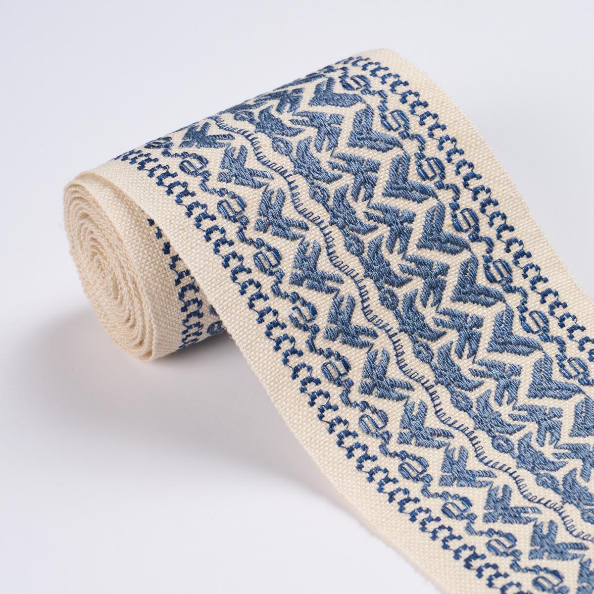 Schumacher Indigo Fez Trim