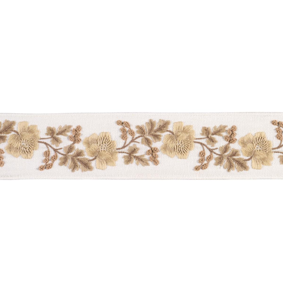 Schumacher Harvest Elise Hand-Embroidered Tape