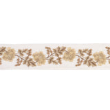 Schumacher Harvest Elise Hand-Embroidered Tape