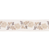 Schumacher Oyster Elise Hand-Embroidered Tape