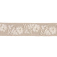 Schumacher Natural Elise Hand-Embroidered Tape