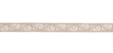 Schumacher Natural Elise Hand-Embroidered Tape