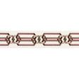 Schumacher Rust & Beige Corinne Tape