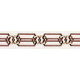 Schumacher Rust & Beige Corinne Tape