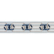 Schumacher Blue & White Corinne Tape