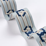 Schumacher Blue & White Corinne Tape