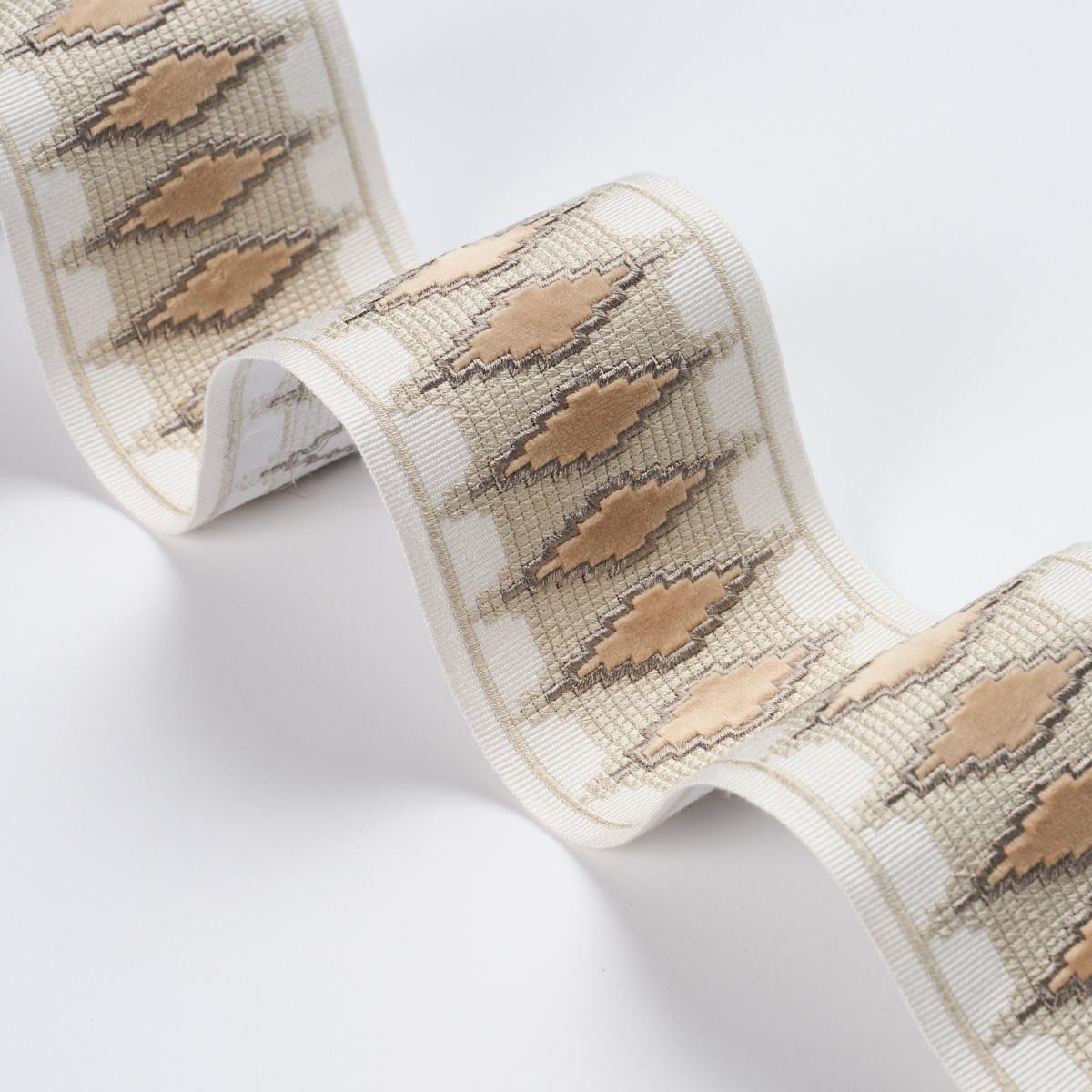 Schumacher Neutral Mireille Velvet Tape
