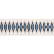 Schumacher Blue Mireille Velvet Tape