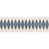 Schumacher Blue Mireille Velvet Tape
