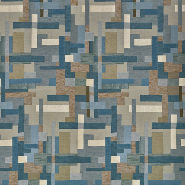 Coraggio Pavia Place Lagoon Fabric