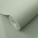 Veer Decor Linea Textile Green Wallpaper