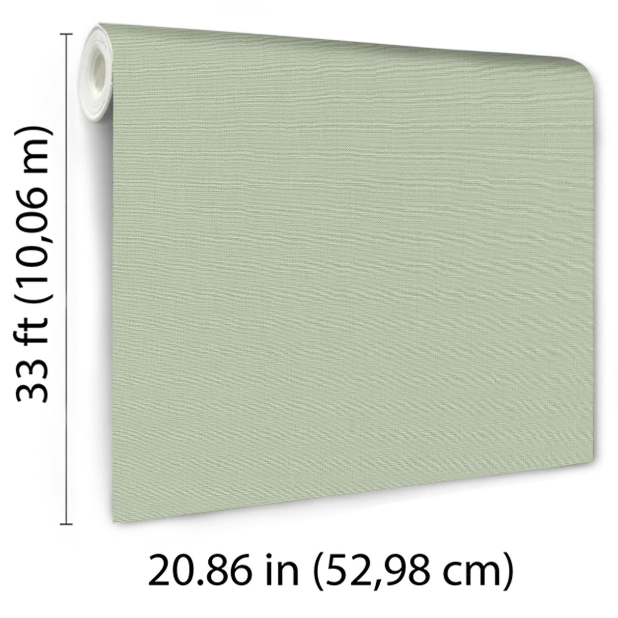 Veer Decor Linea Textile Green Wallpaper