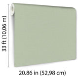 Veer Decor Linea Textile Green Wallpaper