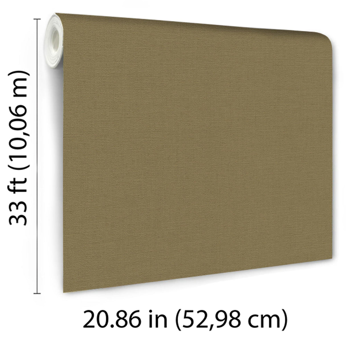 Veer Decor Linea Textile Olive Wallpaper