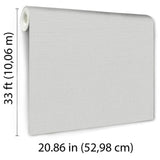Veer Decor Linea Textile White Wallpaper