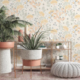 Veer Decor Poetic Garden Pink Wallpaper
