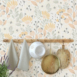 Veer Decor Poetic Garden Pink Wallpaper