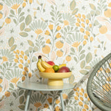 Veer Decor Poetic Garden Green Wallpaper