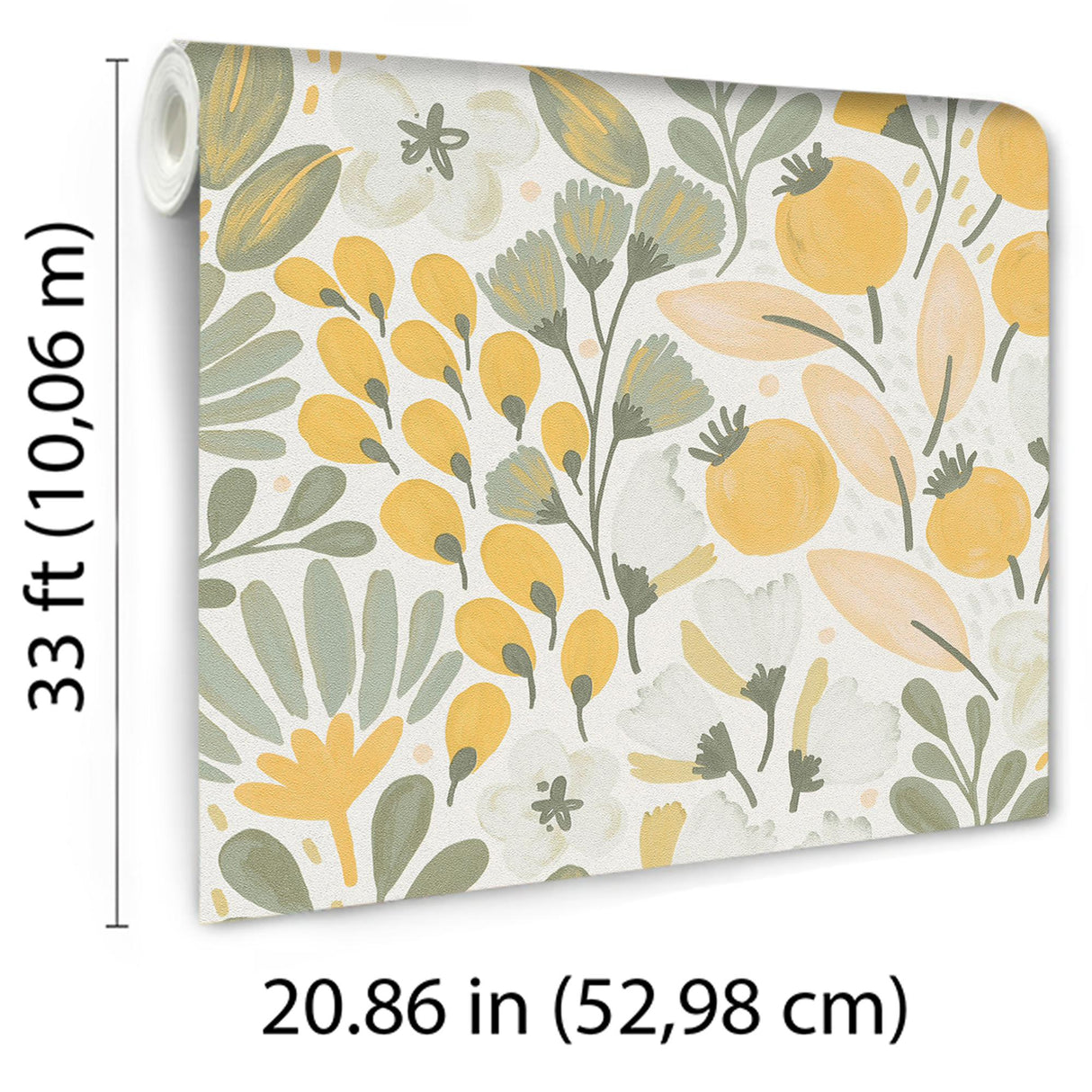 Veer Decor Poetic Garden Green Wallpaper