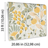 Veer Decor Poetic Garden Green Wallpaper