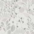 Veer Decor Poetic Garden Grey Wallpaper