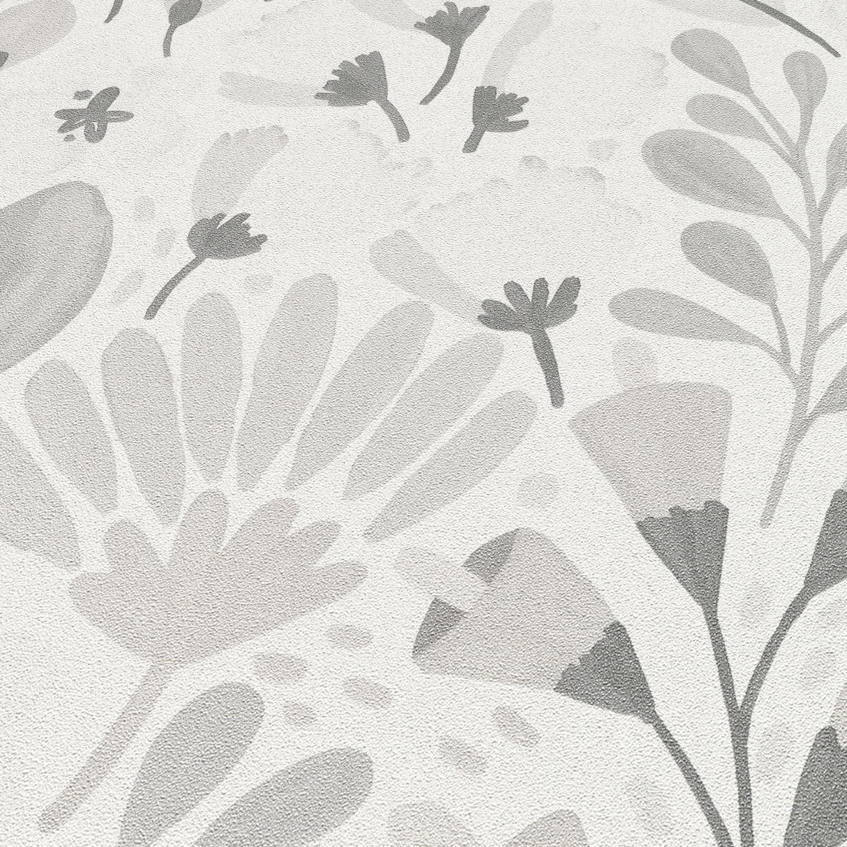 Veer Decor Poetic Garden Grey Wallpaper