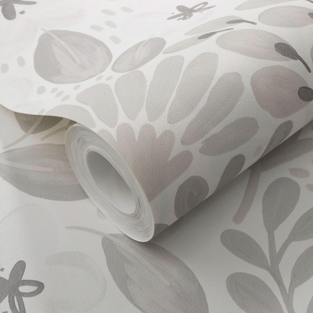 Veer Decor Poetic Garden Grey Wallpaper