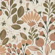 Veer Decor Poetic Garden Brown Wallpaper