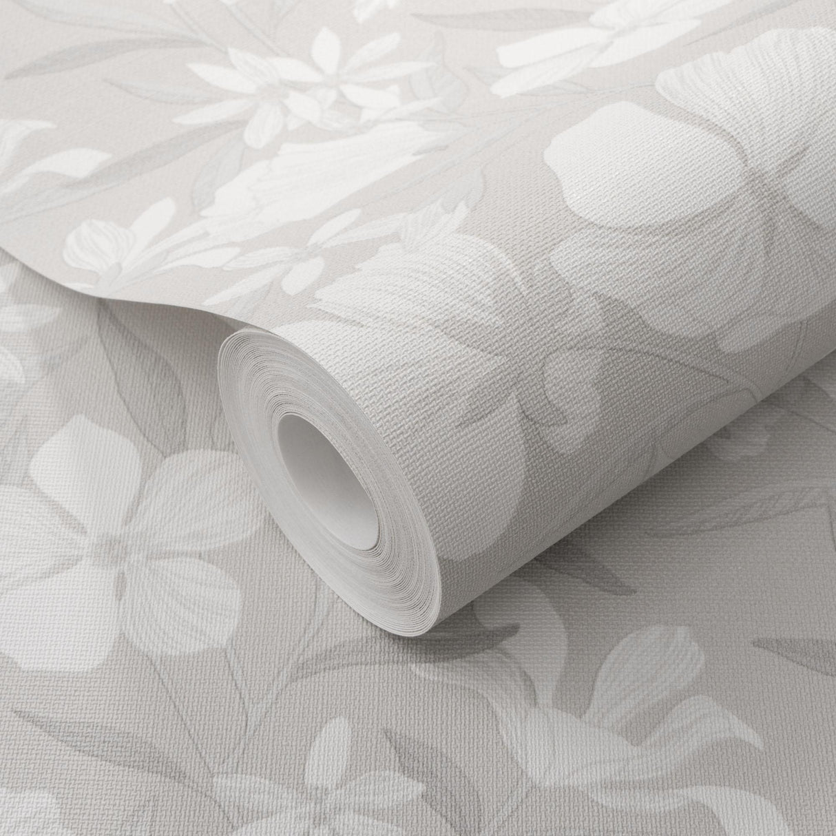 Veer Decor Floral Breeze Grey Wallpaper