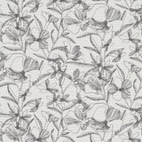 Veer Decor Floral Breeze Black Wallpaper