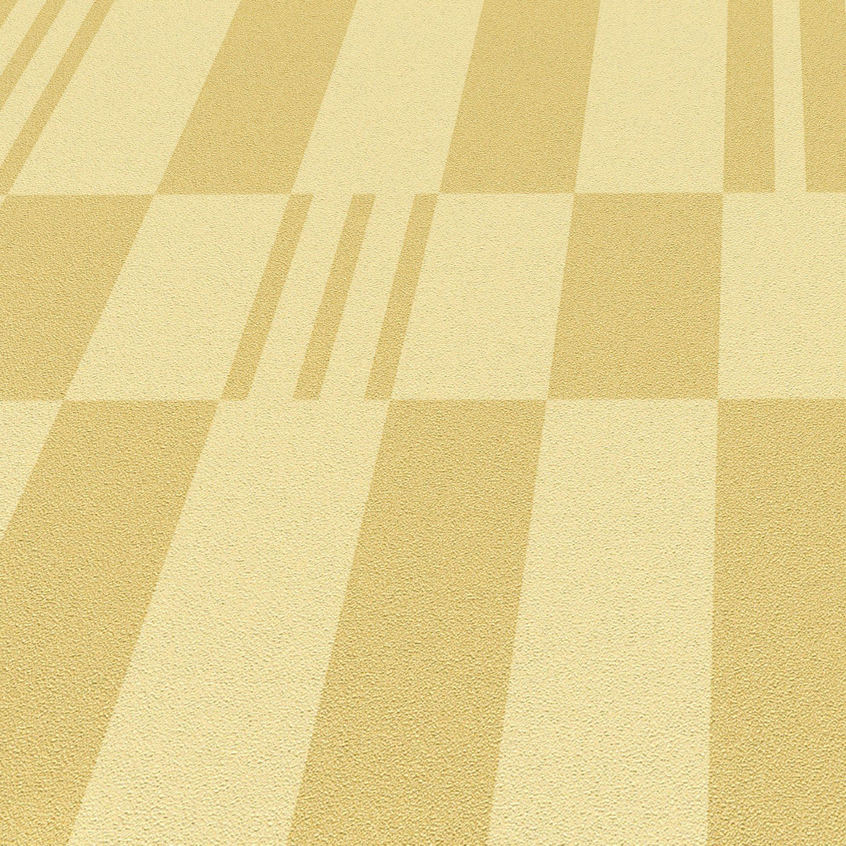 Veer Decor Sun Geo Stripe Yellow Wallpaper