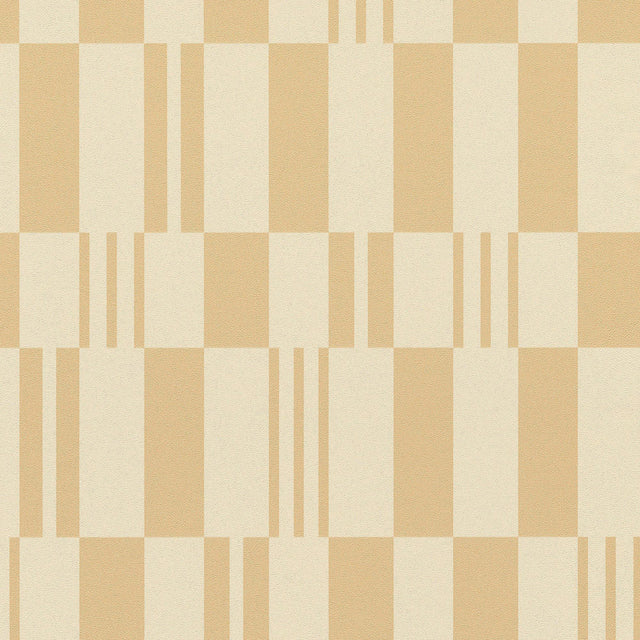 Veer Decor Sun Geo Stripe Orange Wallpaper