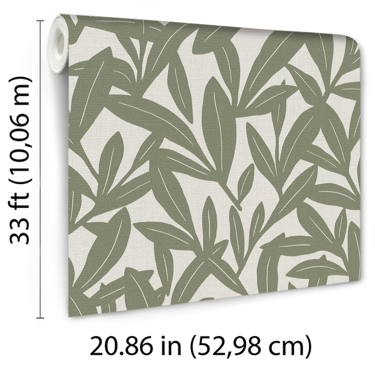 Veer Decor Shadowleaf Green Wallpaper