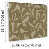 Veer Decor Shadowleaf Sage Wallpaper