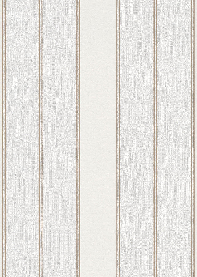 Veer Decor Sculpted Panel Stripe Beige Wallpaper