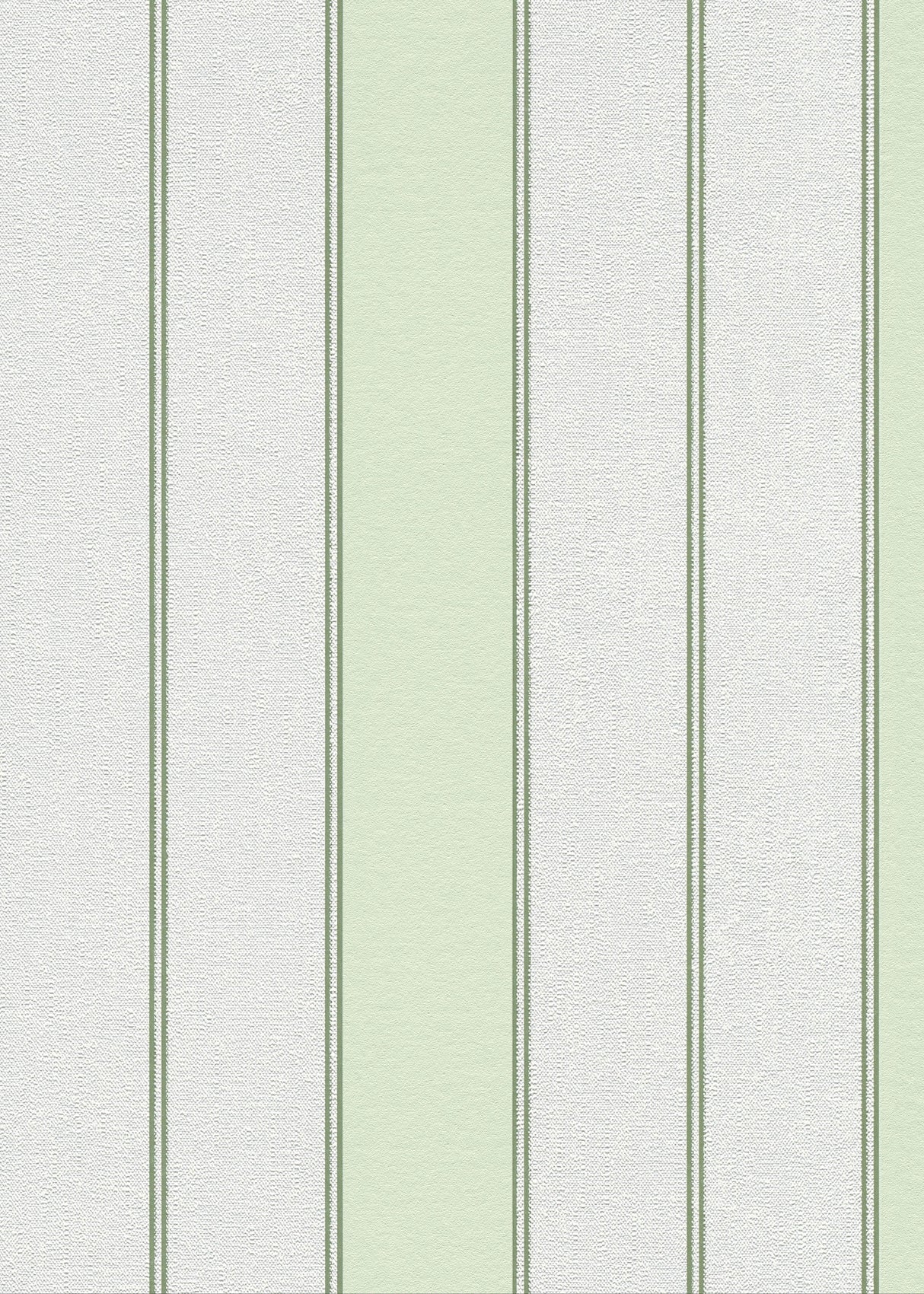 Veer Decor Sculpted Panel Stripe Green Wallpaper