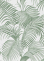 Veer Decor Sculpted Tropical Leaf Green Wallpaper