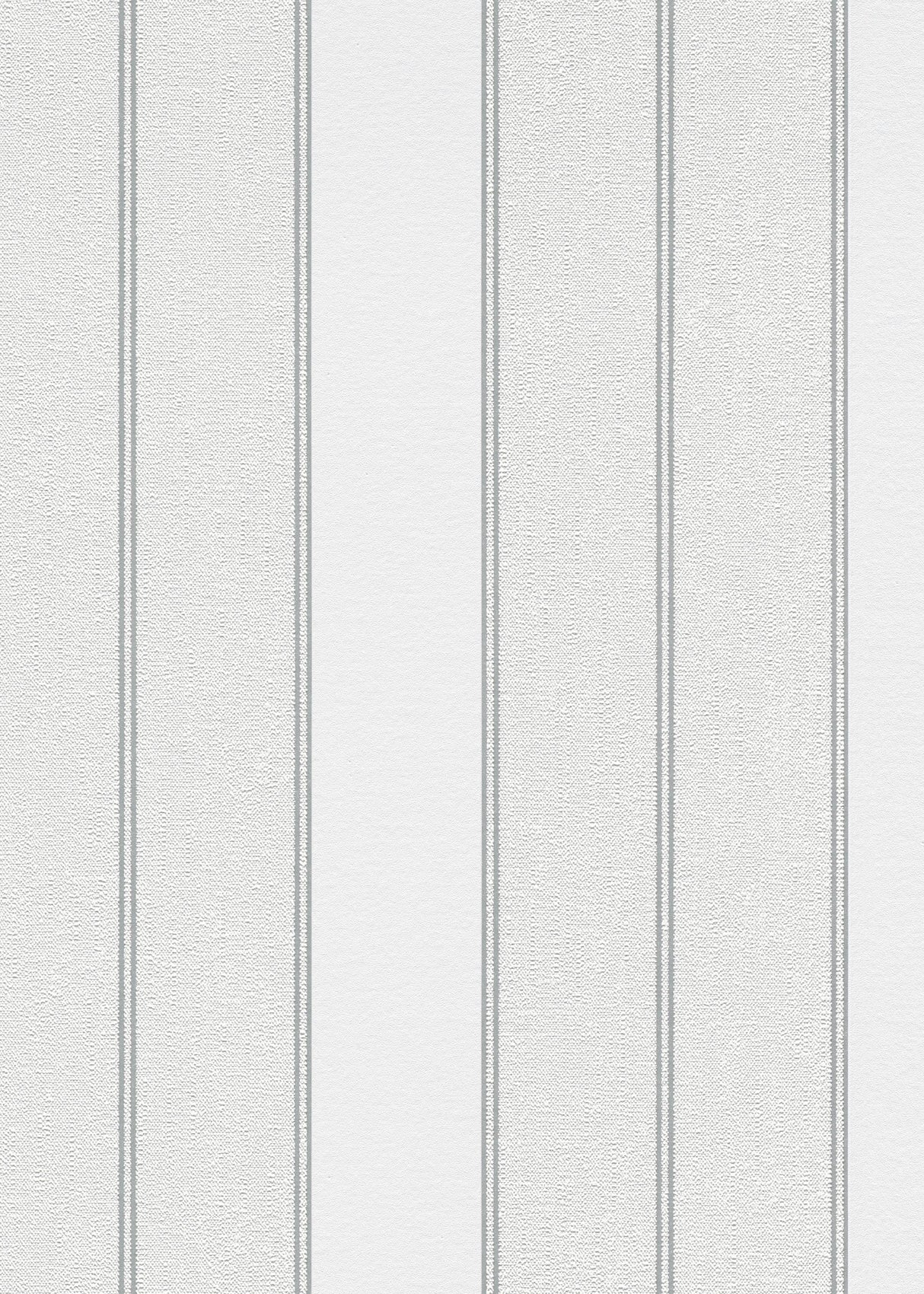 Veer Decor Sculpted Panel Stripe Grey Wallpaper