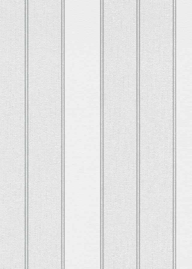 Veer Decor Sculpted Panel Stripe Grey Wallpaper